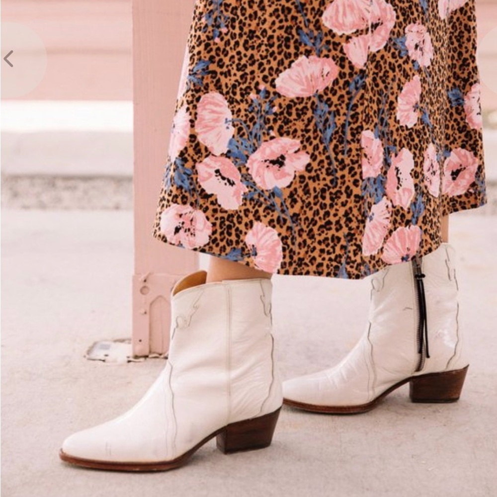 Free People New Frontier Western Bootie Size 6.5